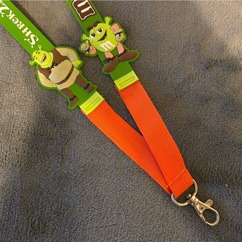 Rare Shrek 2 & M&Ms Promotional Lanyard - image 5